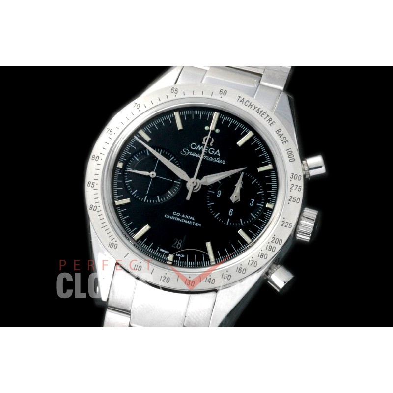 OMSP00705 Speedmaster SS/SS Black/Steel A-7750 Mod to Calibre 9300 Functions