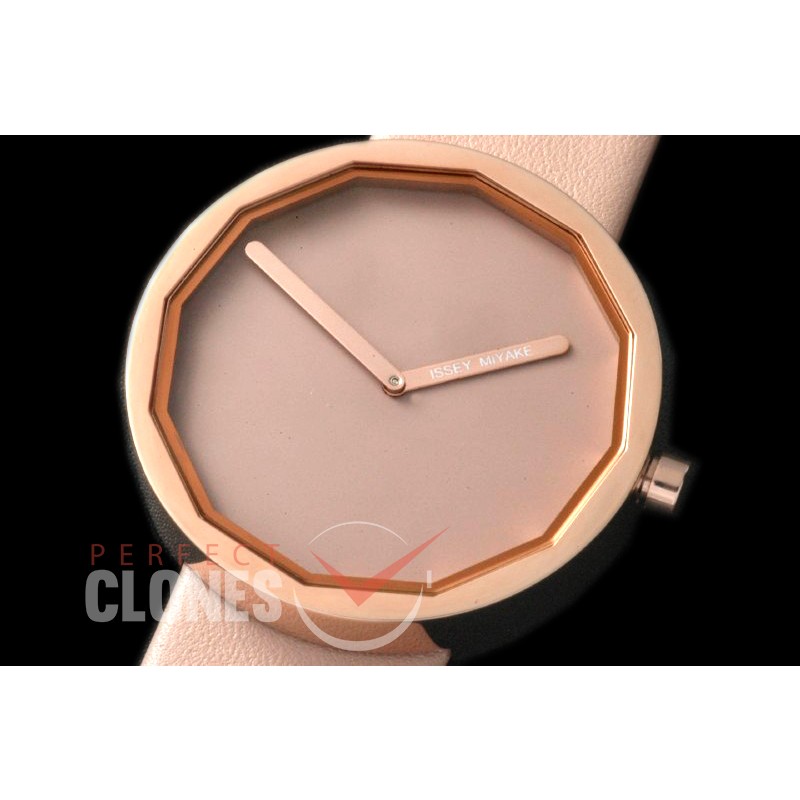 IM12-126 Twelve RG/LE Rose Gold Japanese Seiko Qtz C/W Boxset 