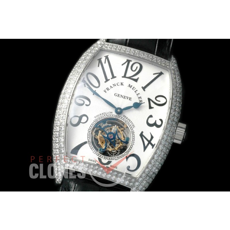 FMAET00101D Curvex Aeternitas Tourbillon SS/LE White Fly Man Tourbillon 