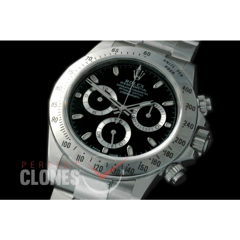 0 0 0 RLDS00901 ARF/JF Daytona 116520 SS/SS Black SH-4130 / 904L Steel 