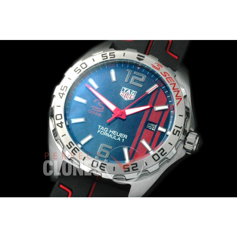 0 TGF1-00033R Formula 1 Aryton Senna Special Ed SS/RU Blue OS 20 Qtz