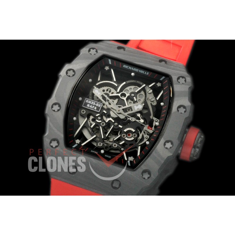 RM035-02-104 Rafal Nadal Tourbilon NTPT/RU Skeleton Customized Movt