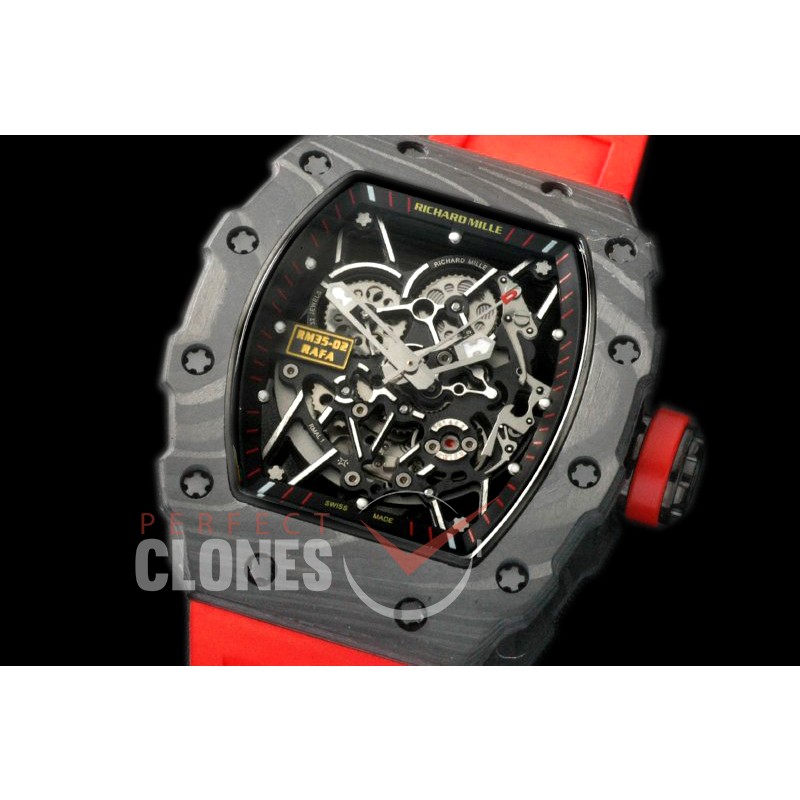 RM035-02-109 Rafal Nadal Tourbilon NTPT/RU Skeleton Customized Movt