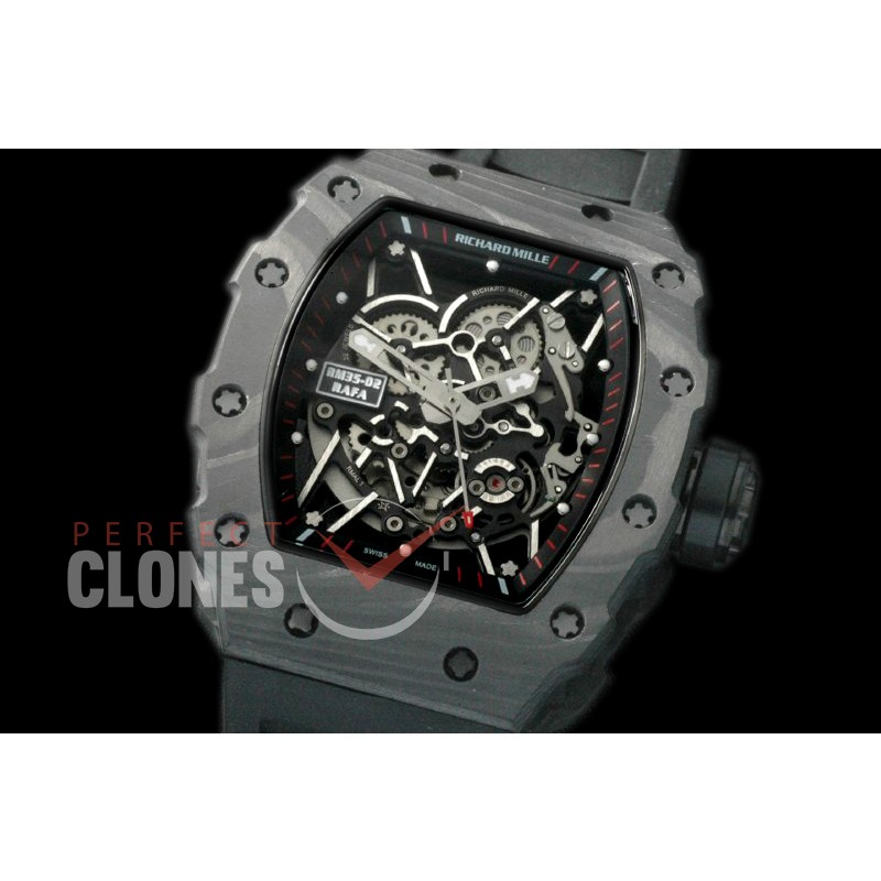 RM035-02-102 Rafal Nadal Tourbilon NTPT/RU Skeleton Customized Movt