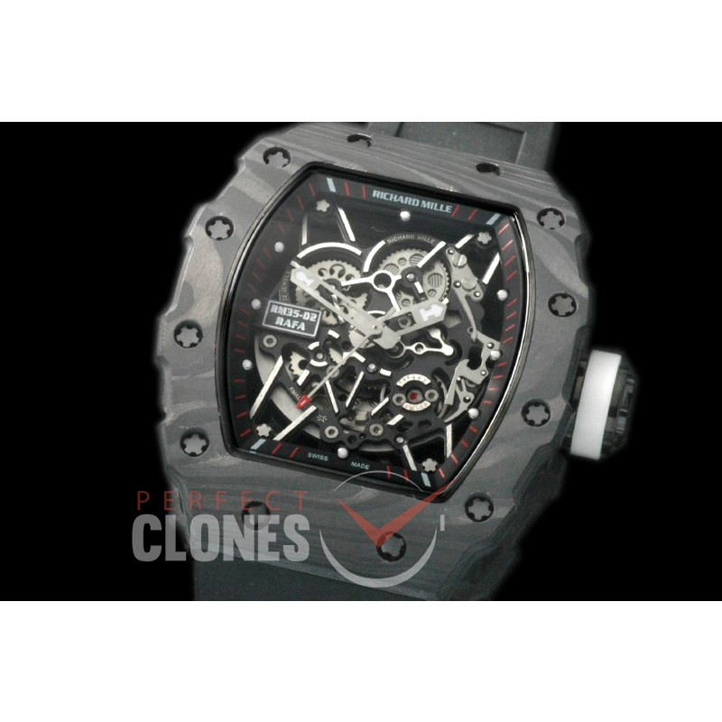 RM035-02-103 Rafal Nadal Tourbilon NTPT/RU Skeleton Customized Movt