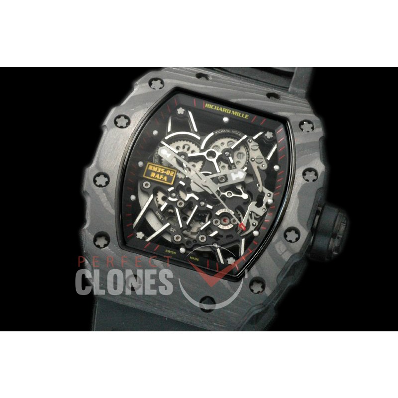 RM035-02-107 Rafal Nadal Tourbilon NTPT/RU Skeleton Customized Movt