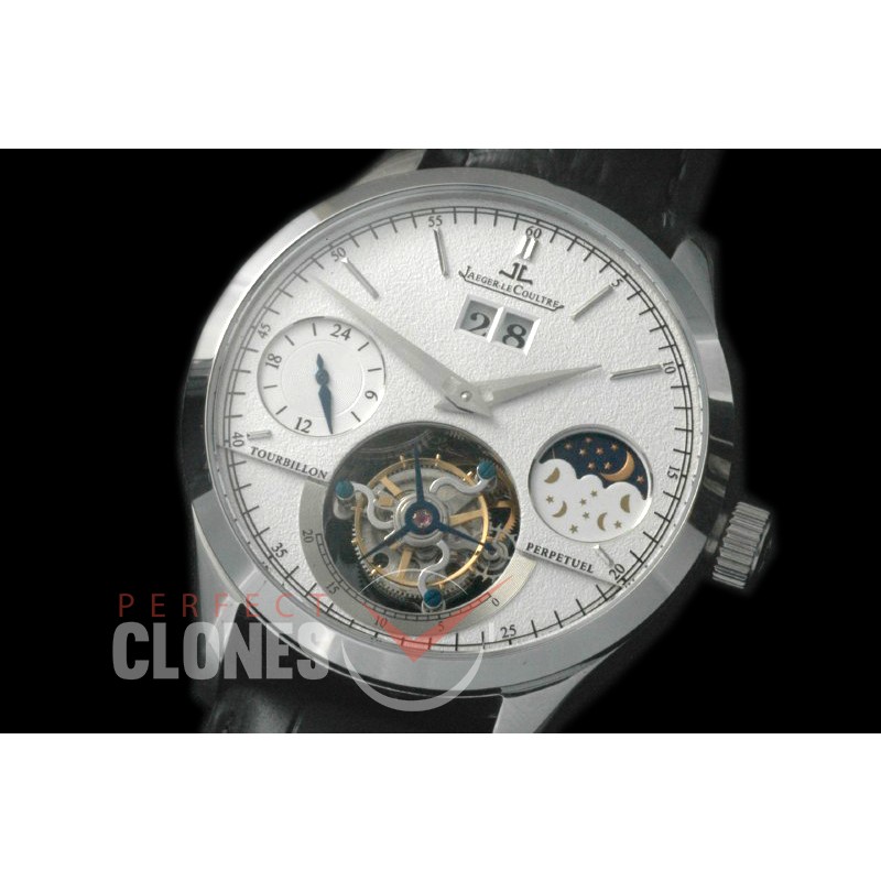 0 JL00711 Master Tourbillon with Big Date/Day Phase SS/LE White Flying Tourbillon H/W 