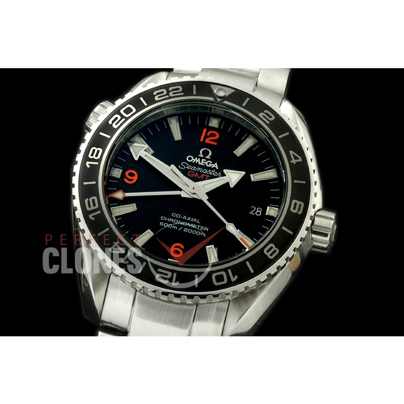 OMCPOGMT-102 Planet Ocean GMT Ceramic Black SS/SS A-2836