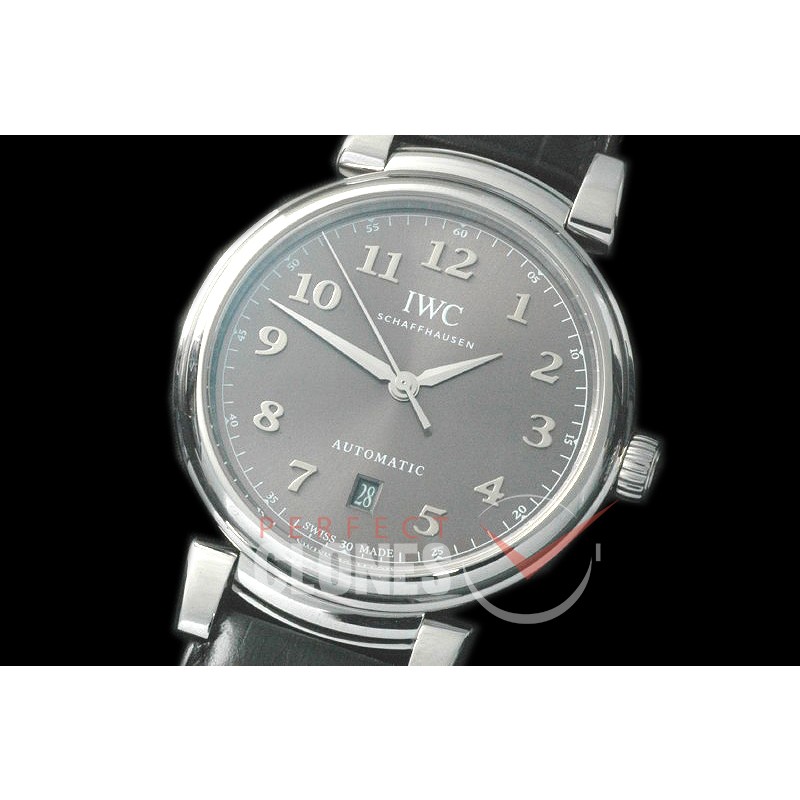 IWDV-014 Da Vinci Automatic IW3566 SS/LE Grey A-2892 