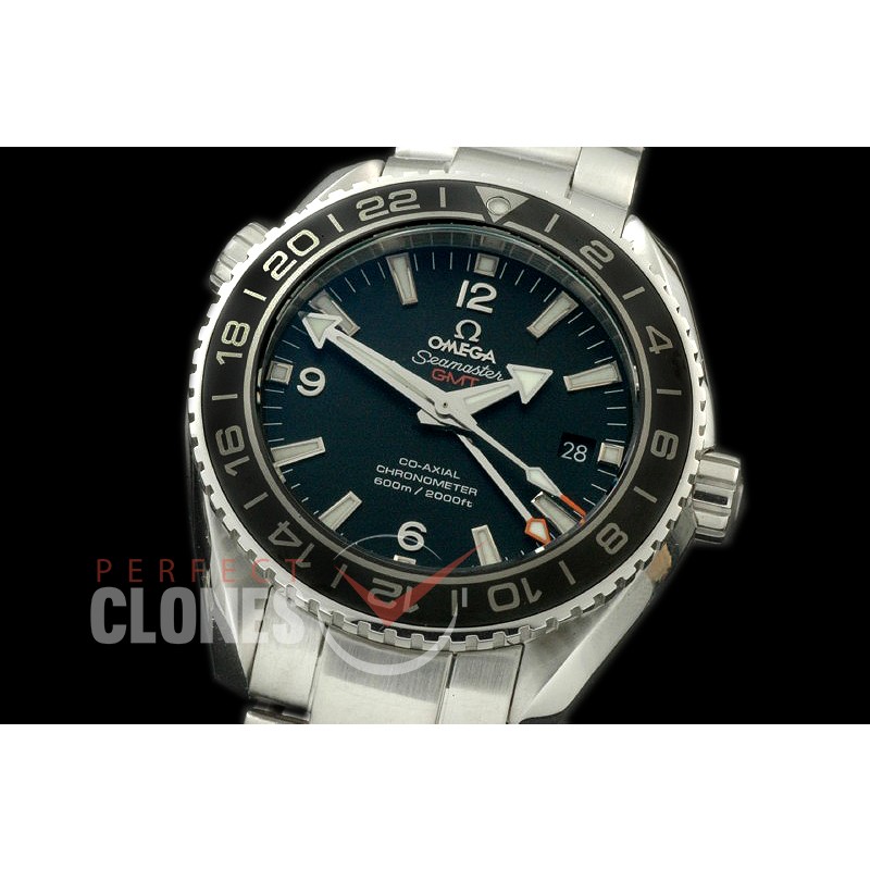 OMCPOGMT-101 Planet Ocean GMT Ceramic Black SS/SS A-2836