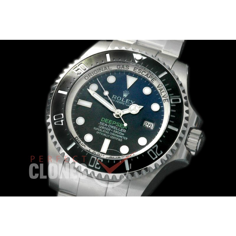 0 0 0 RLSD00201 Deepsea 116660 SS/SS Black-Blue VR 3135 - Special Offer 
