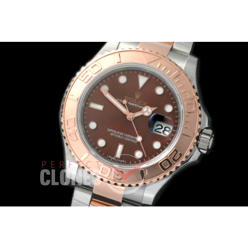 RLYM-18K-012 YM Men Everose/Steel Brown SA 3135