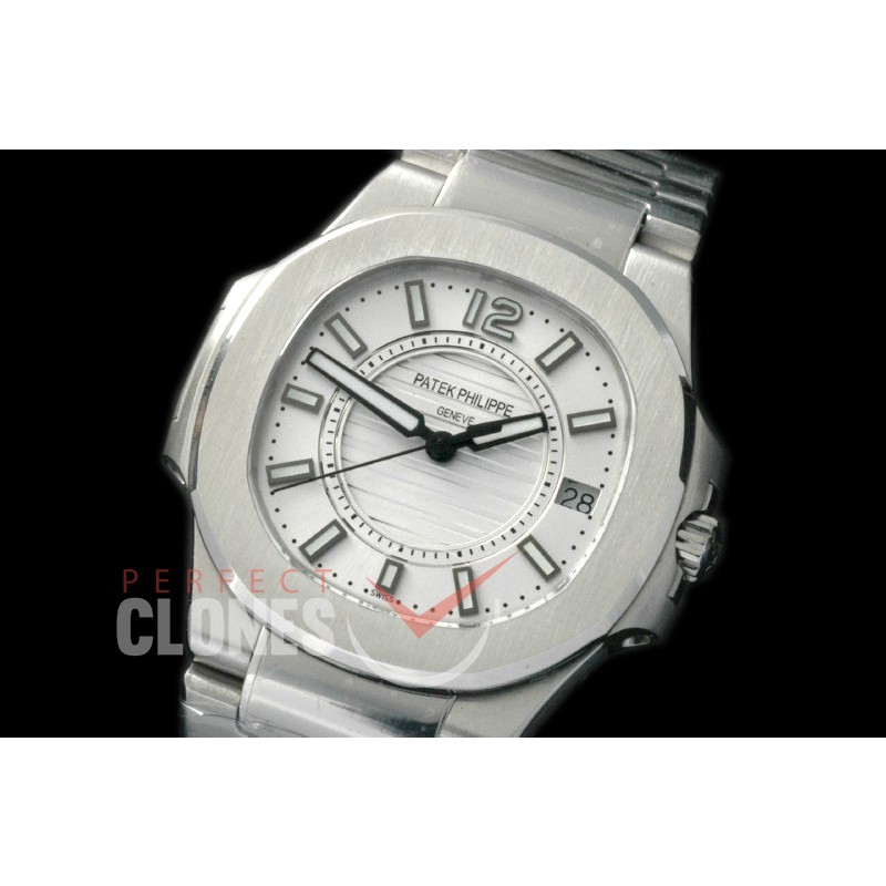 0 PPNTL-011 Nautilus Ladies 7011 SS/SS White Swiss Quartz 