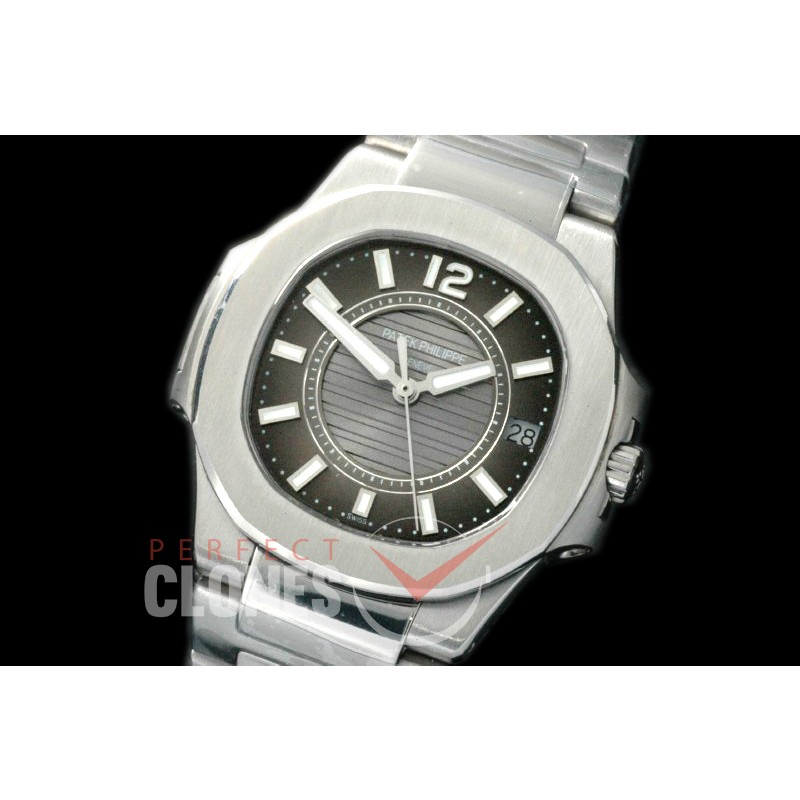 0 PPNTL-013 Nautilus Ladies 7011 SS/SS Grey Swiss Quartz 