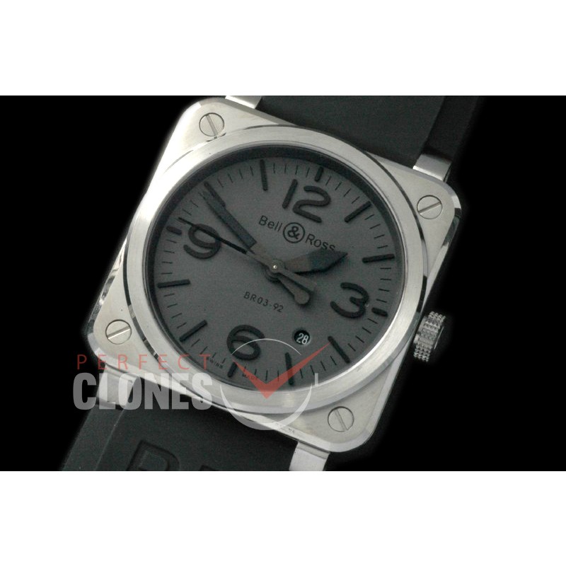 0 0 BR03-92-127 BR03-92 Commando SS/LE Grey Miyota 9015