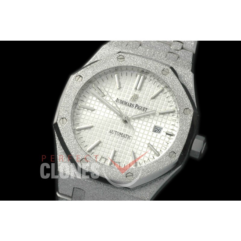 AP15410-101 AP154010 Royal Oak Frosted SS/SS White Asian 2813 / 3120