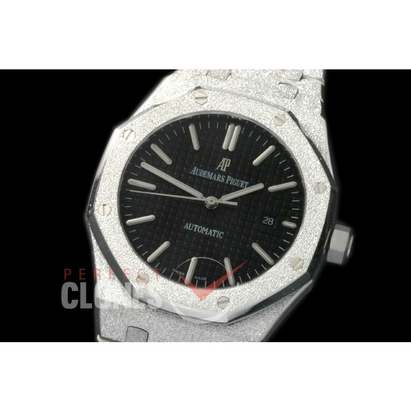 AP15410-102 AP154010 Royal Oak Frosted SS/SS Black Asian 2813 / 3120