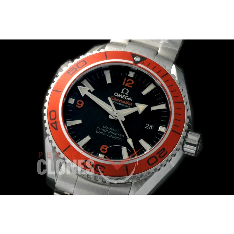 OMCPO45-202 Planet Ocean SS/SS Black/Orange Asian 2824 