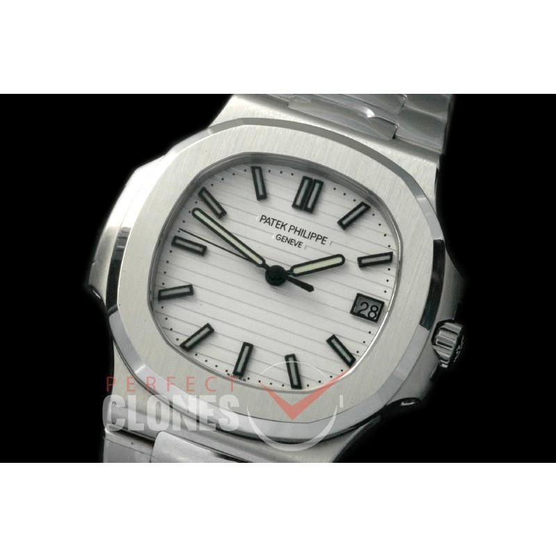 PP00401S Nautilis 5711 SS/SS White Miyota 9015 Modified Calibre 324SC