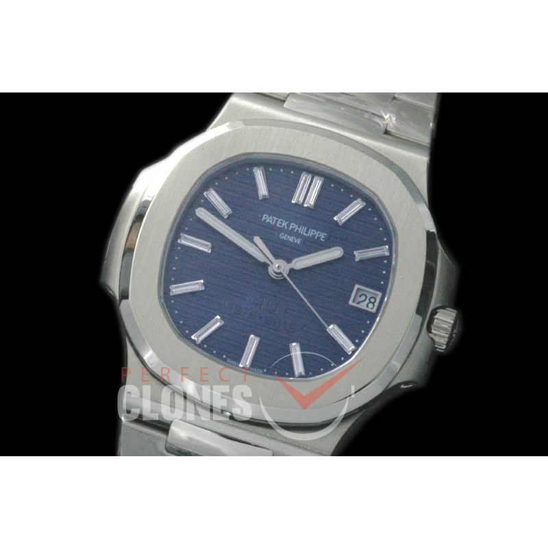 PP00409S Nautilis 5711 40th Anni Limited Edition SS/SS Blue Miyota 9015 Modified Calibre 324SC