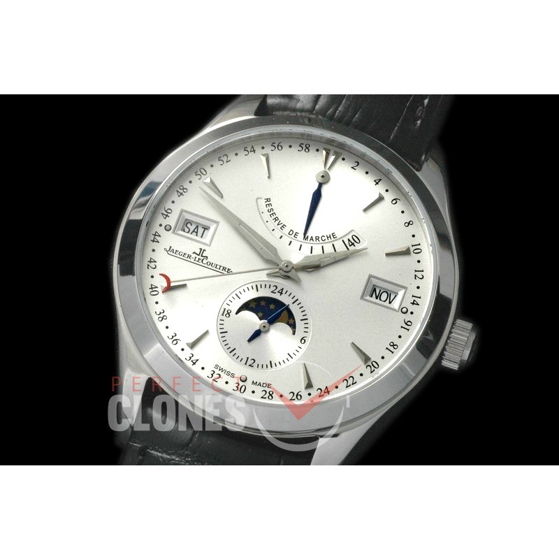 0 JLMRA-101 Master Reserve Annual Calender SS/LE White Asian Modified Movt 