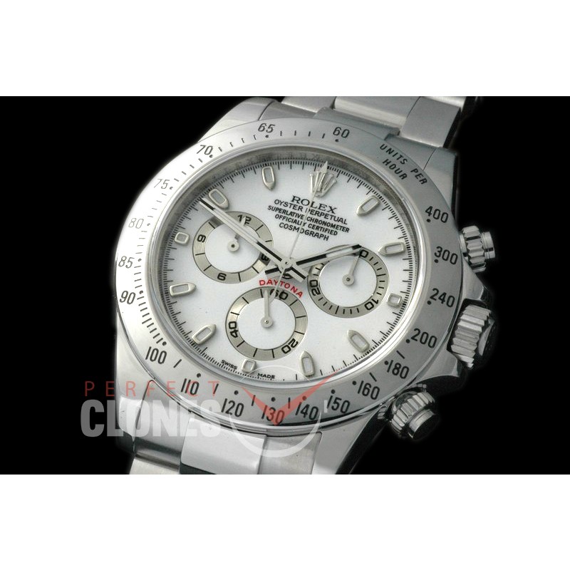 0 0 0 RLDS00900 ARF/JF Daytona 116520 SS/SS White SH-4130 / 904L Steel 