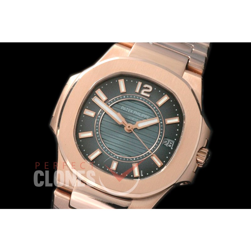 0 PPNTL-024 Nautilus Ladies 7011 RG/RG Blue Swiss Quartz 