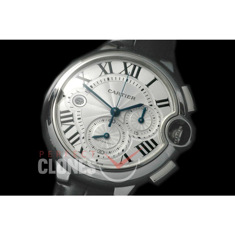 CARBA-C-101 Ballon de Cartier Chrono SS/LE White A-7750