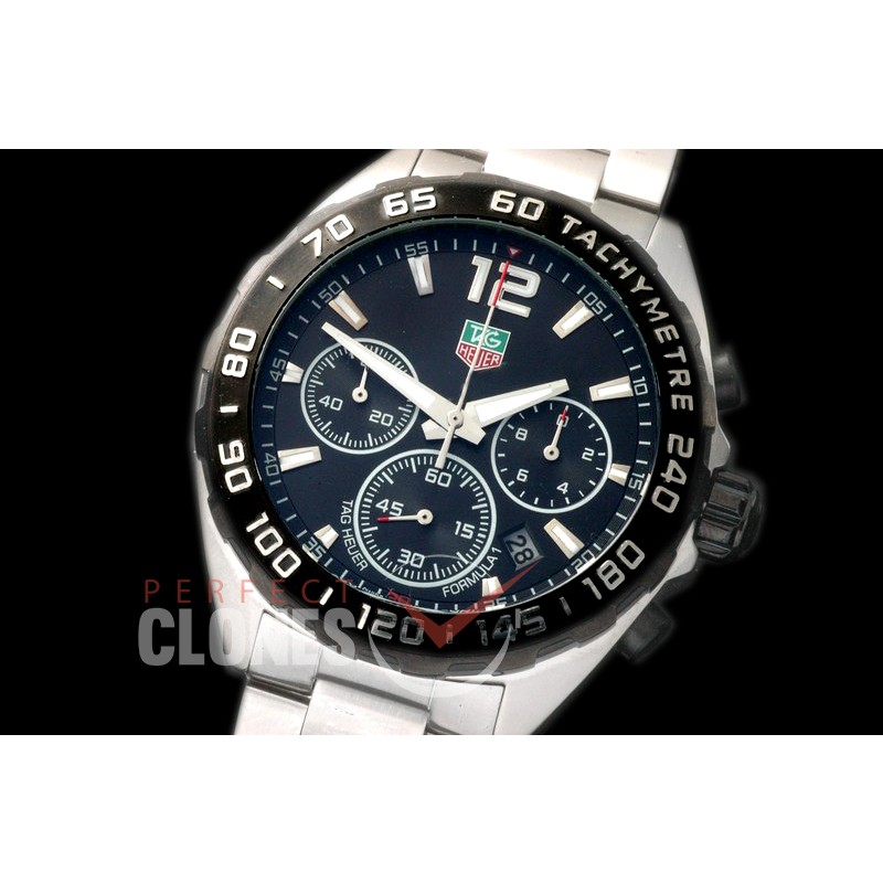 0 0 TGF1-00902 Formula 1 Team Chronograph SS/SS Black OS 10 Qtz