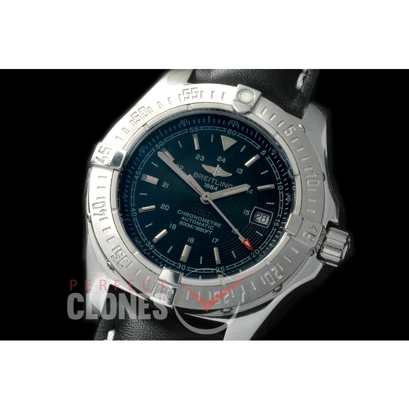 BLCT00102L Colt II Automatic SS/LE Black Asian 2824 