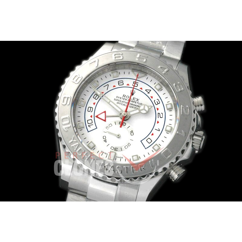 0 RYM2-011A Yachtmaster II 116689 SS/SS White A-7750/Mod to Calibre 4161 