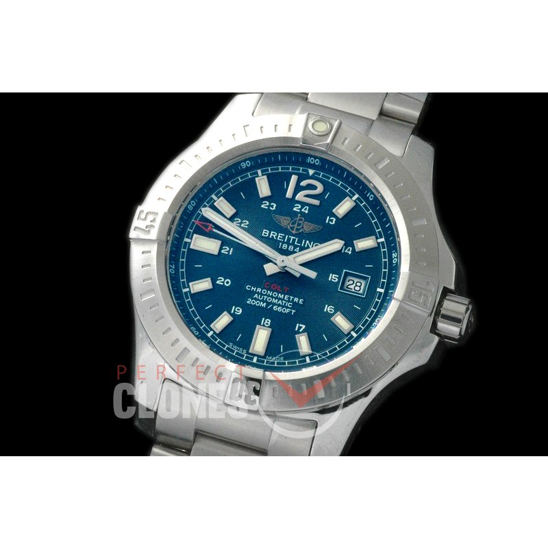 BLCT00053 Colt 44 Automatic SS/SS Blue Asian 2824 