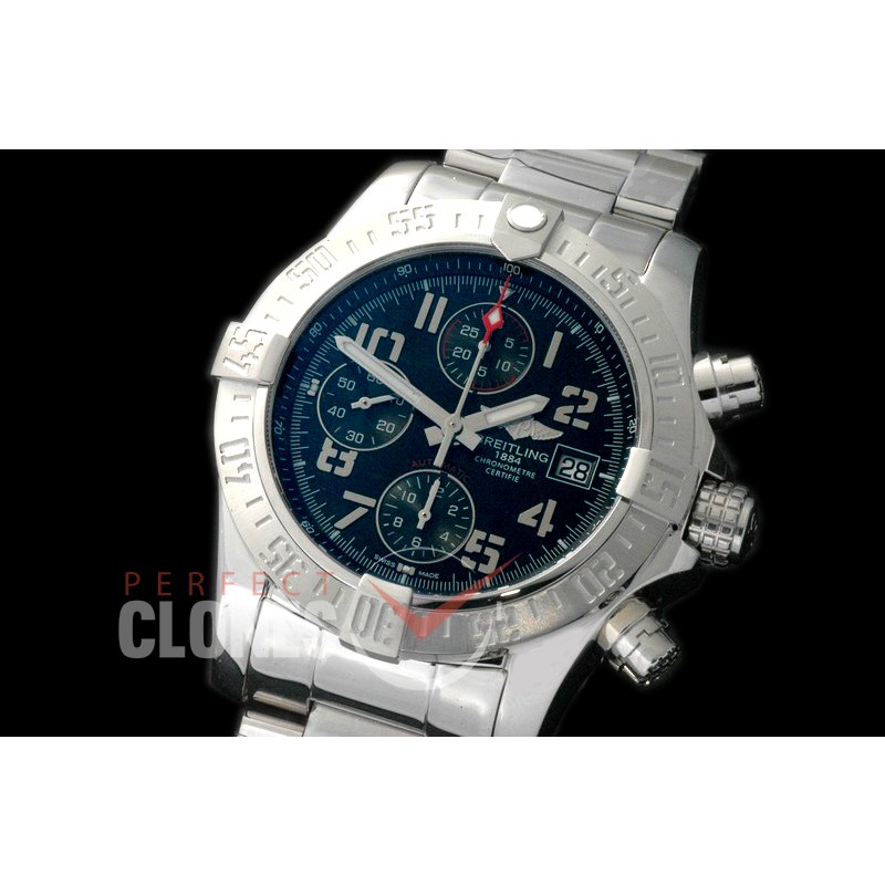 BLSA00021 GF Avenger II Chrono SS/SS Black Num A-7750 28800