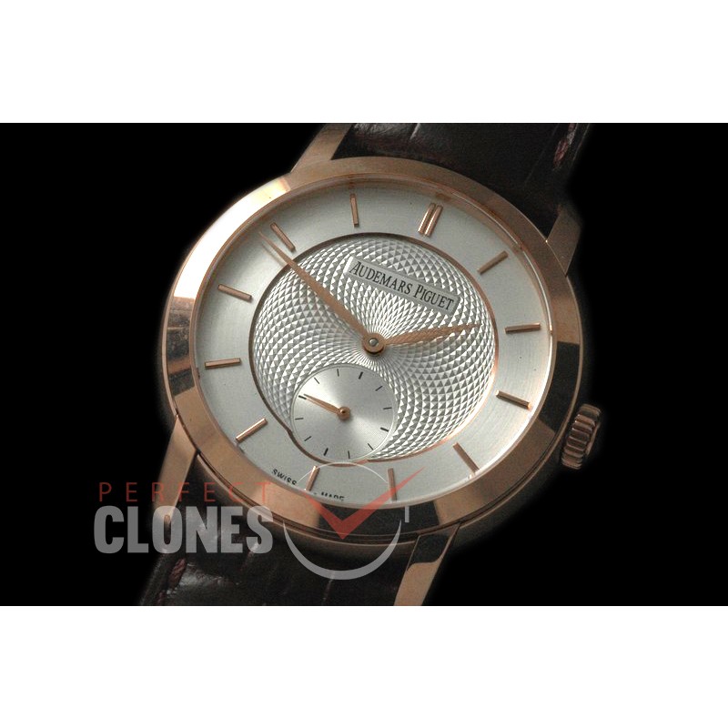 0 0 APJA00906 Jules Audemars Small Secs RG/LE White Sticks Asian H/W 17J 