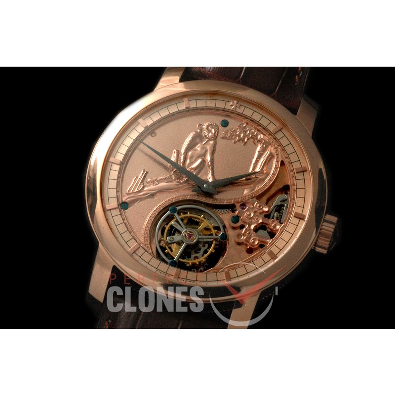 0 VCZ-109 Legend of the Chinese Zodiac - Year of the Monkey Tourbillon RG/LE Flying Man Tourbillon 