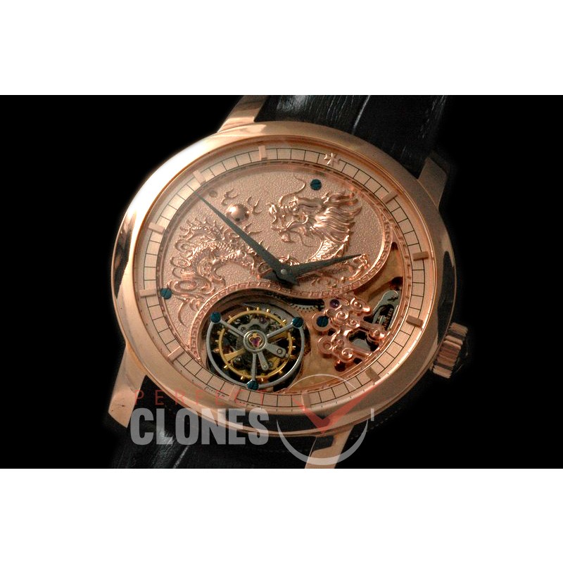 0 VCZ-105 Legend of the Chinese Zodiac - Year of the Dragon Tourbillon RG/LE Flying Man Tourbillon 