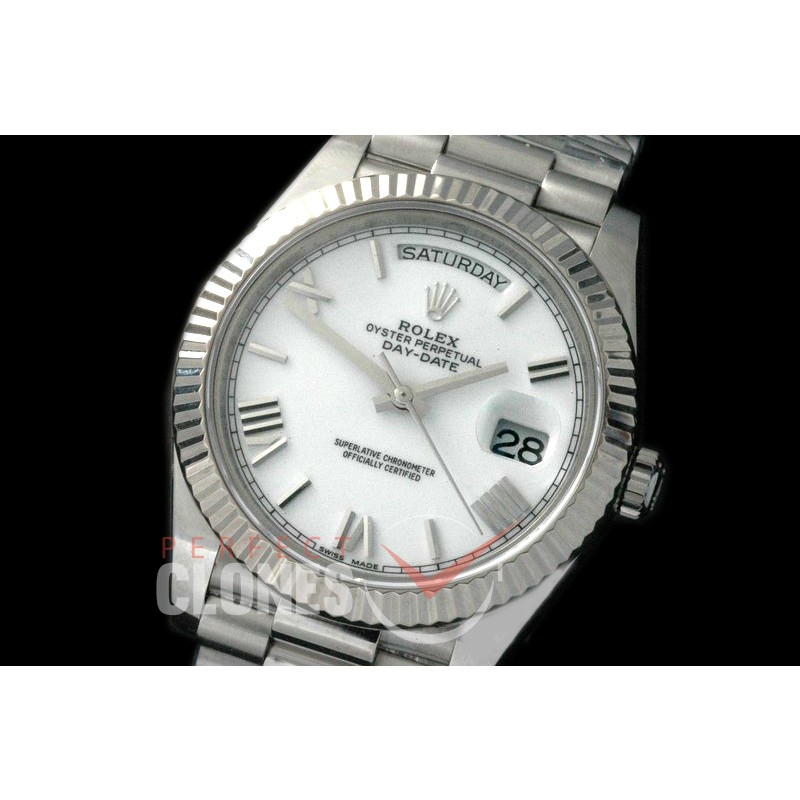 R40DDS10031 228239 SS/SS Pearl White Roman A-2836