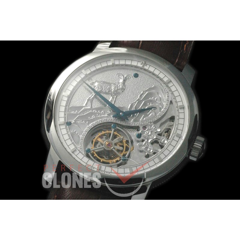 0 VCZ-098 Legend of the Chinese Zodiac - Year of the Goat Tourbillon SS/LE Flying Man Tourbillon 
