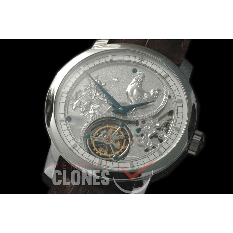 0 VCZ-100 Legend of the Chinese Zodiac - Year of the Rooster Tourbillon SS/LE Flying Man Tourbillon 