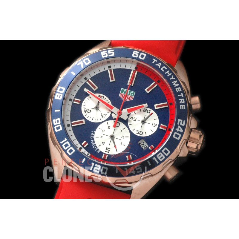 0 TGF1-00078RR Formula 1 Team Redbull Special Ed Chronograph RG/RU Blue/Red OS 10 Qtz