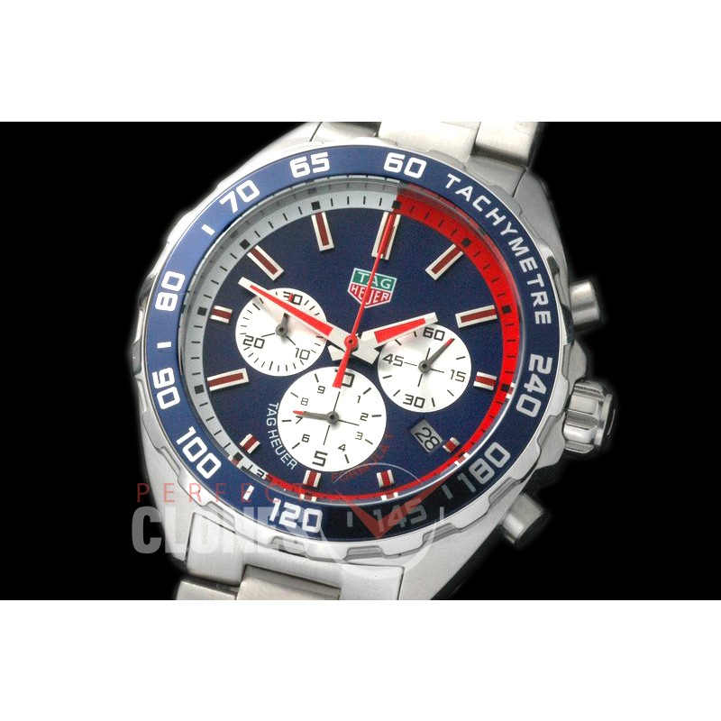 0 TGF1-00073BR Formula 1 Team Redbull Special Ed Chronograph SS/SS Blue/Red OS 10 Qtz