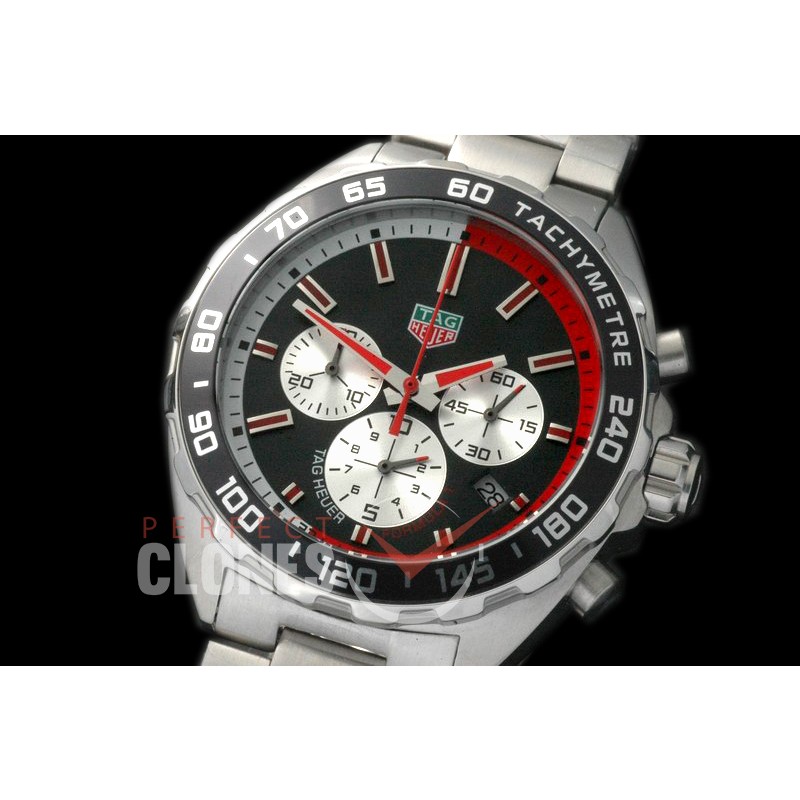 0 TGF1-00072BR Formula 1 Team Redbull Special Ed Chronograph SS/SS Black/Red OS 10 Qtz