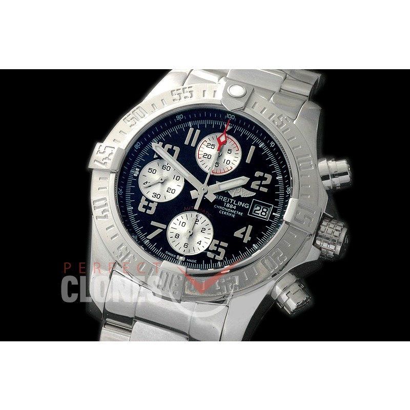 BLSA00021 GF Avenger II Chrono SS/SS Black Num A-7750 28800