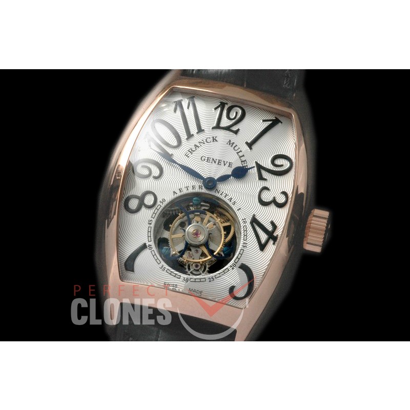 FMAET00086 Curvex Aeternitas Tourbillon RG/LE White Fly Man Tourbillon 