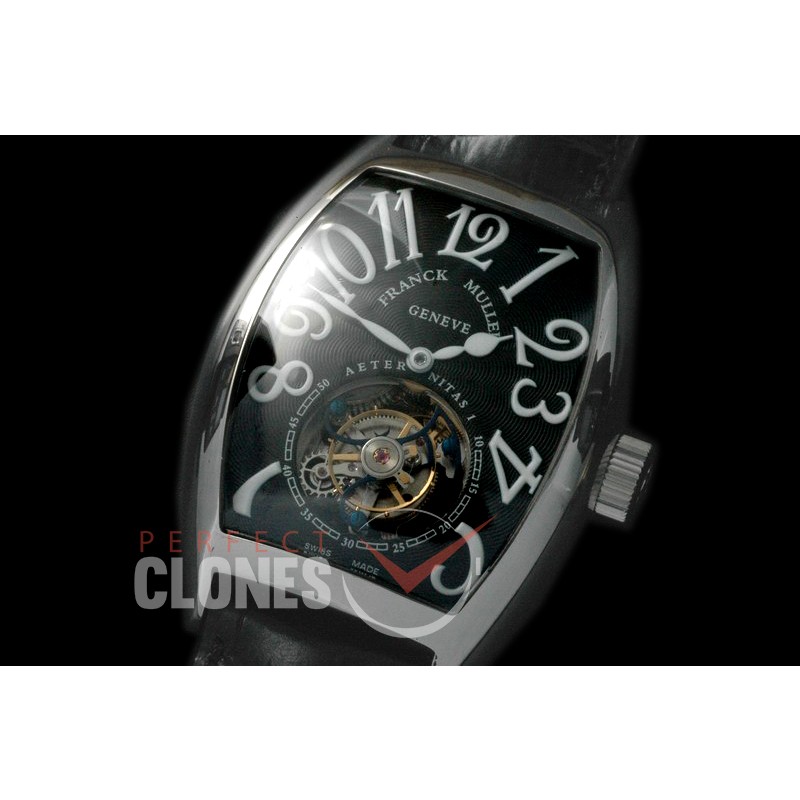 FMAET00082 Curvex Aeternitas Tourbillon SS/LE Black Fly Man Tourbillon 