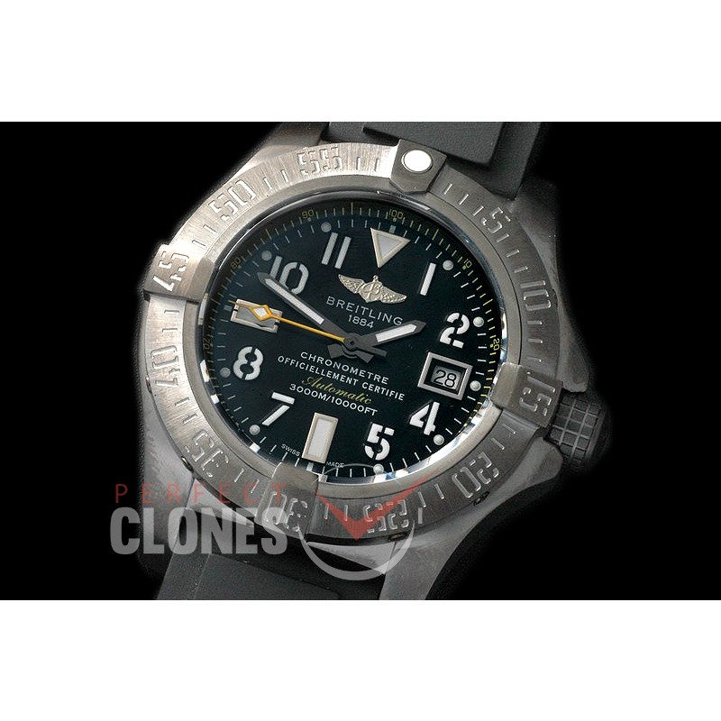 BLSW00011R Avenger Seawolf Blacksteel Code Yellow DLC/RU Black Asian Clone 2836