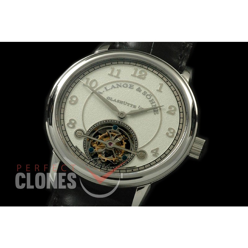 0 AL1815-101 Lange 1815 Tourbillon SS/LE White Bridged Tourbillon 