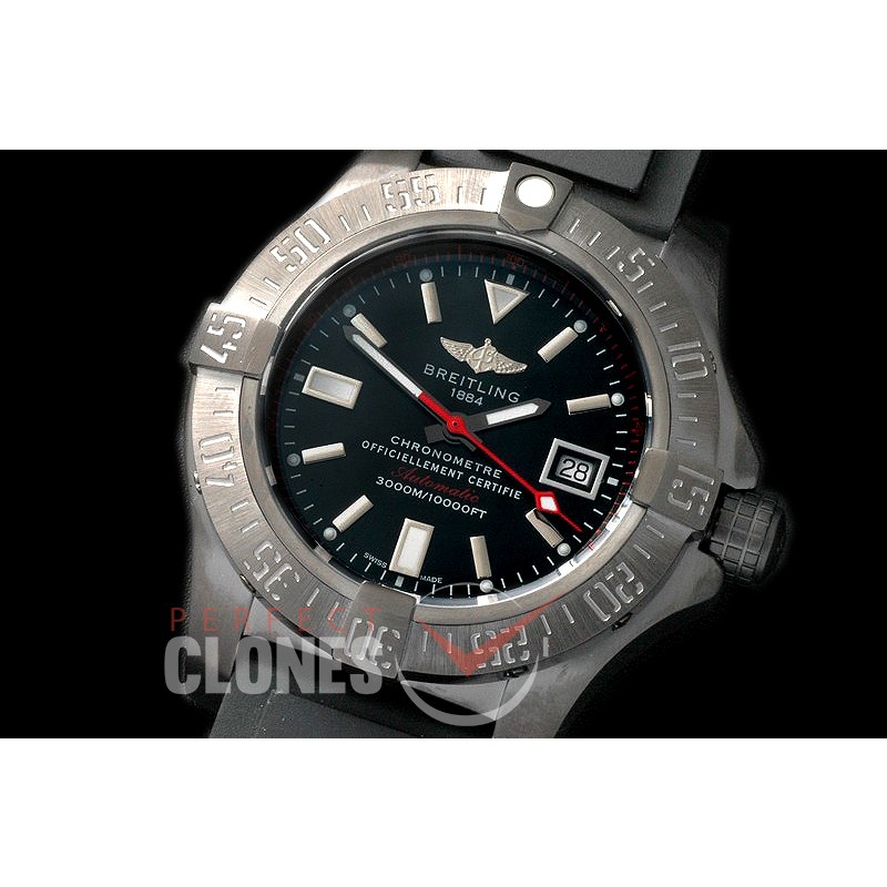 BLSW00017R Avenger Seawolf Blacksteel Code Red DLC/RU Black Asian Clone 2836