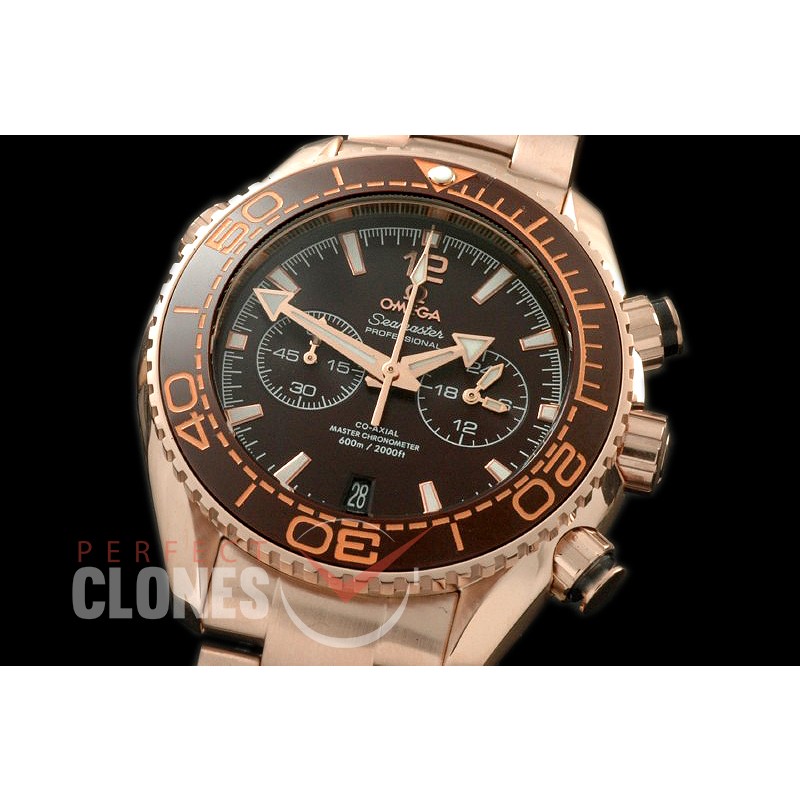 OMCPO45-484 2016 P-Ocean Chrono RG/RG Brown Jap OS20 Quartz