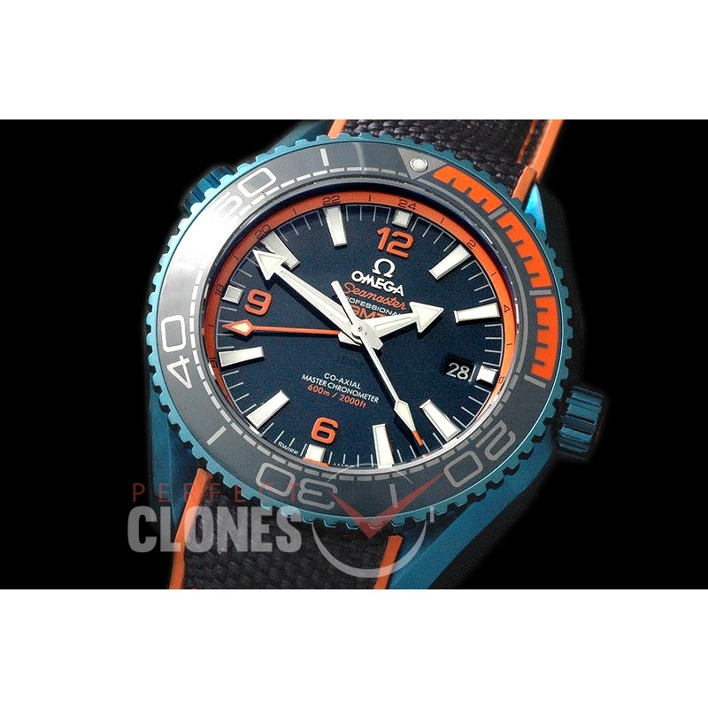 OMCPOGMT-015R Planet Ocean GMT Deep Blue CER/RU Black/Orange A-2836